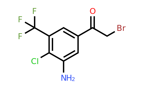 1805927-70-1 | 3'-Amino-4'-chloro-5'-(trifluoromethyl)phenacyl bromide