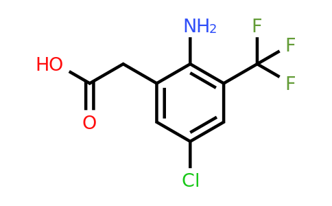 1805928-03-3 | 2-Amino-5-chloro-3-(trifluoromethyl)phenylacetic acid