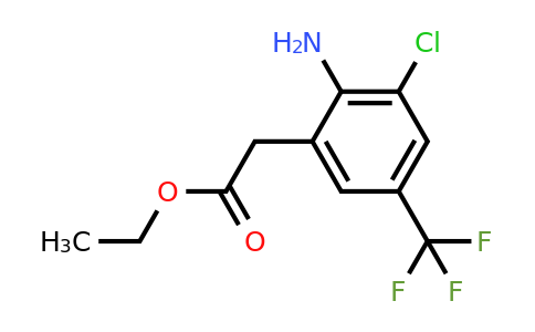 1805928-14-6 | Ethyl 2-amino-3-chloro-5-(trifluoromethyl)phenylacetate
