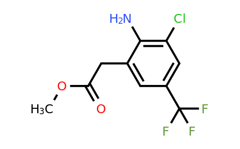 1805928-20-4 | Methyl 2-amino-3-chloro-5-(trifluoromethyl)phenylacetate