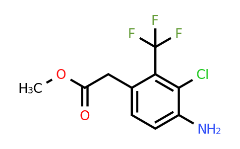 1805928-26-0 | Methyl 4-amino-3-chloro-2-(trifluoromethyl)phenylacetate