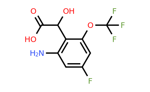 1805931-39-8 | 2-Amino-4-fluoro-6-(trifluoromethoxy)mandelic acid