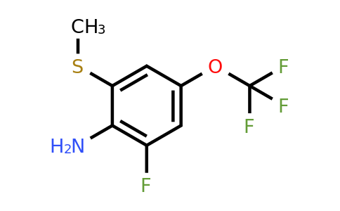 1805931-40-1 | 2-Amino-3-fluoro-5-(trifluoromethoxy)thioanisole