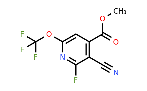 Methyl 3-cyano-2-fluoro-6-(trifluoromethoxy)pyridine-4-carboxylate