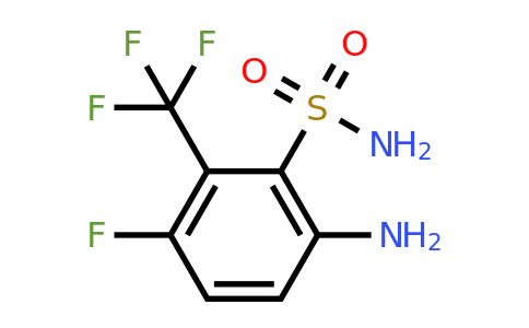 1805931-76-3 | 6-Amino-3-fluoro-2-(trifluoromethyl)benzenesulfonamide