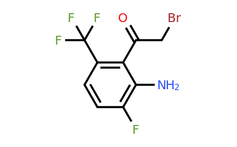 1805932-35-7 | 2'-Amino-3'-fluoro-6'-(trifluoromethyl)phenacyl bromide