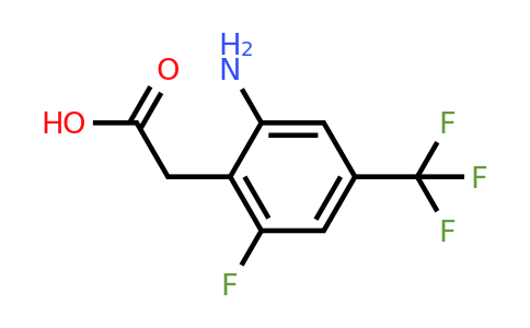 1805932-60-8 | 2-Amino-6-fluoro-4-(trifluoromethyl)phenylacetic acid