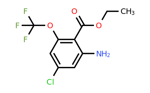 1805932-64-2 | Ethyl 2-amino-4-chloro-6-(trifluoromethoxy)benzoate
