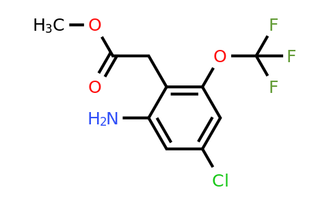 1805932-85-7 | Methyl 2-amino-4-chloro-6-(trifluoromethoxy)phenylacetate