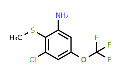 1805932-92-6 | 2-Amino-6-chloro-4-(trifluoromethoxy)thioanisole