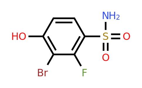 1805934-91-1 | 3-Bromo-2-fluoro-4-hydroxybenzenesulfonamide