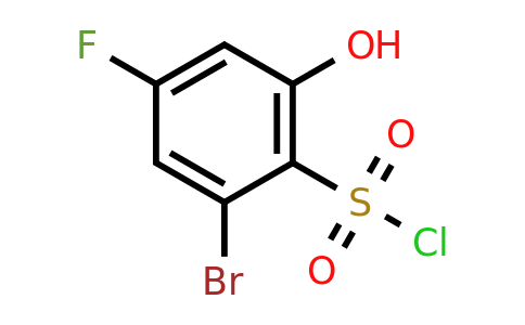 1805935-60-7 | 2-Bromo-4-fluoro-6-hydroxybenzenesulfonyl chloride