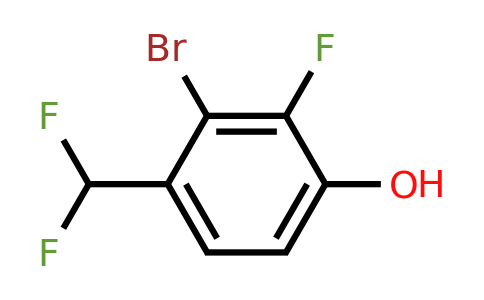 1805935-70-9 | 2-Bromo-3-fluoro-4-hydroxybenzodifluoride