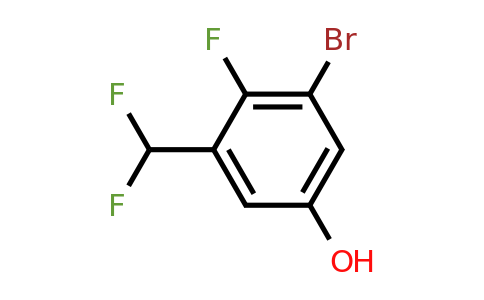 1805935-76-5 | 3-Bromo-2-fluoro-5-hydroxybenzodifluoride