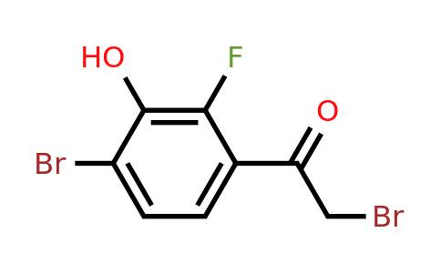 1805936-39-3 | 4'-Bromo-2'-fluoro-3'-hydroxyphenacyl bromide