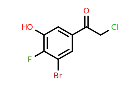 1805936-49-5 | 3'-Bromo-4'-fluoro-5'-hydroxyphenacyl chloride