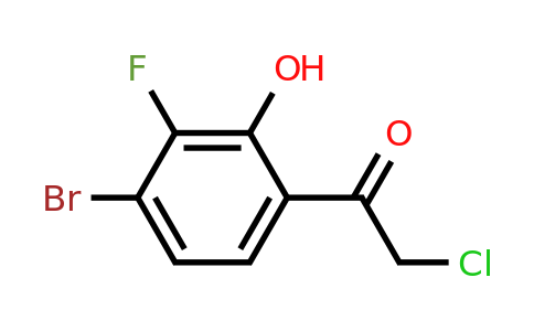 1805936-50-8 | 4'-Bromo-3'-fluoro-2'-hydroxyphenacyl chloride