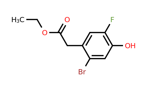 1805936-59-7 | Ethyl 2-bromo-5-fluoro-4-hydroxyphenylacetate