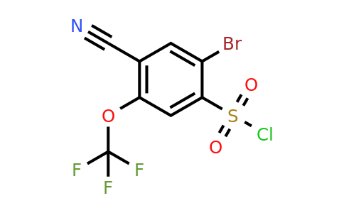 1805936-80-4 | 2-Bromo-4-cyano-5-(trifluoromethoxy)benzenesulfonyl chloride