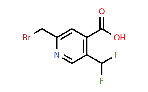 2-(Bromomethyl)-5-(difluoromethyl)pyridine-4-carboxylic acid