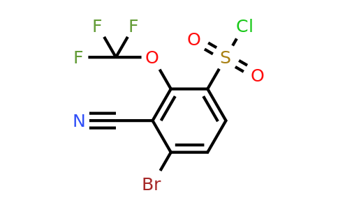 1805937-00-1 | 4-Bromo-3-cyano-2-(trifluoromethoxy)benzenesulfonyl chloride