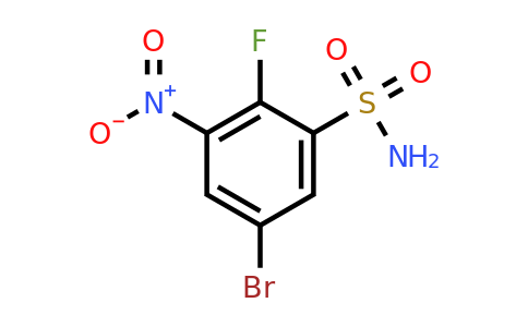 1805937-56-7 | 5-Bromo-2-fluoro-3-nitrobenzenesulfonamide