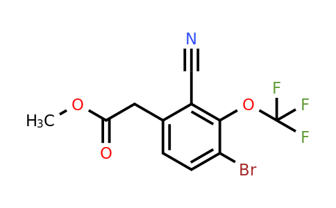 1805937-70-5 | Methyl 4-bromo-2-cyano-3-(trifluoromethoxy)phenylacetate