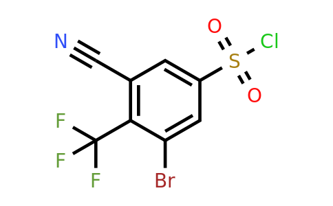 1805937-81-8 | 3-Bromo-5-cyano-4-(trifluoromethyl)benzenesulfonyl chloride