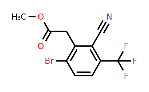 1805937-91-0 | Methyl 6-bromo-2-cyano-3-(trifluoromethyl)phenylacetate