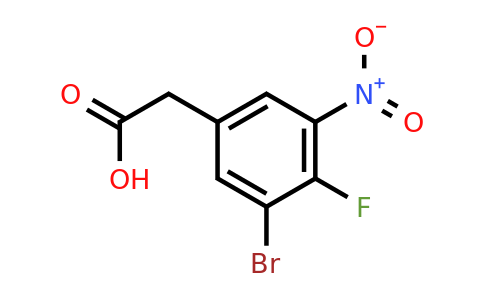 1805938-06-0 | 3-Bromo-4-fluoro-5-nitrophenylacetic acid