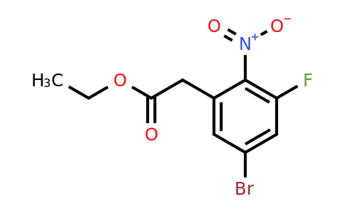 1805938-39-9 | Ethyl 5-bromo-3-fluoro-2-nitrophenylacetate