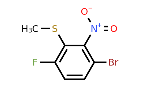 1805938-44-6 | 3-Bromo-6-fluoro-2-nitrothioanisole