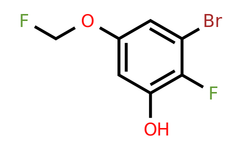 1805938-70-8 | 3-Bromo-2-fluoro-5-(fluoromethoxy)phenol