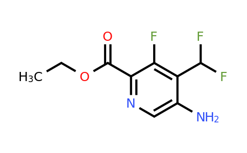 1805941-97-2 | Ethyl 5-amino-4-(difluoromethyl)-3-fluoropyridine-2-carboxylate