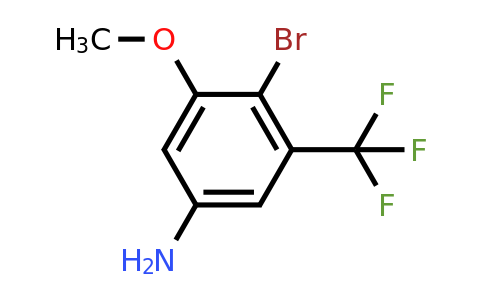 1805943-19-4 | 4-Bromo-3-methoxy-5-(trifluoromethyl)aniline