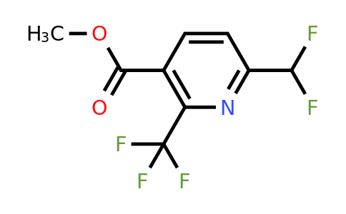 1805946-02-4 | Methyl 6-(difluoromethyl)-2-(trifluoromethyl)pyridine-3-carboxylate