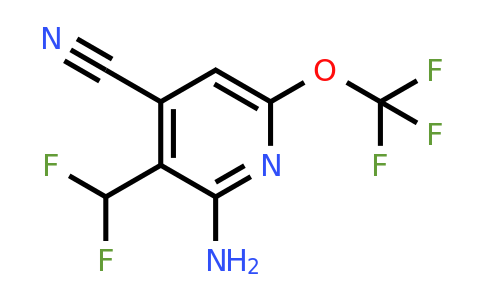 2-Amino-4-cyano-3-(difluoromethyl)-6-(trifluoromethoxy)pyridine
