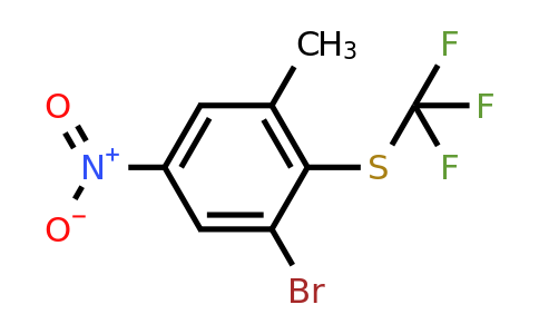 1805950-18-8 | 3-Bromo-5-nitro-2-(trifluoromethylthio)toluene