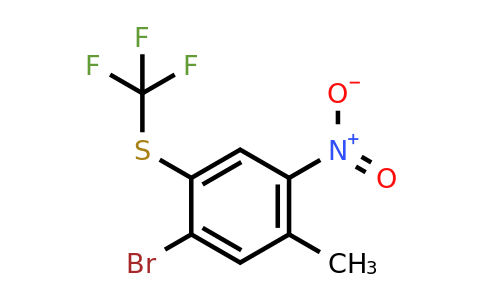 1805950-25-7 | 5-Bromo-2-nitro-4-(trifluoromethylthio)toluene