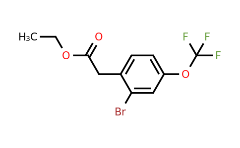 1805950-32-6 | Ethyl 2-bromo-4-(trifluoromethoxy)phenylacetate