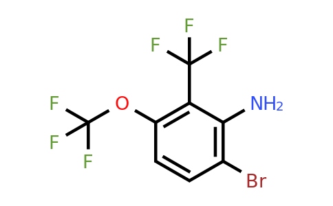1805950-56-4 | 6-Bromo-3-trifluoromethoxy-2-(trifluoromethyl)aniline
