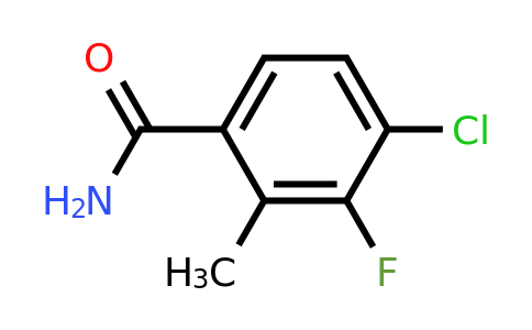 1805953-25-6 | 4-Chloro-3-fluoro-2-methylbenzamide