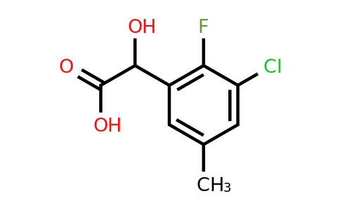 1805953-87-0 | 3-Chloro-2-fluoro-5-methylmandelic acid