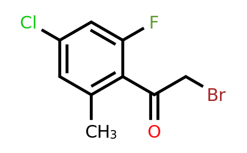 1805954-06-6 | 4'-Chloro-2'-fluoro-6'-methylphenacyl bromide
