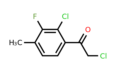 1805954-14-6 | 2'-Chloro-3'-fluoro-4'-methylphenacyl chloride