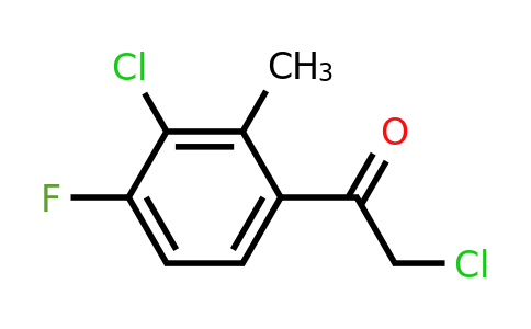 1805954-21-5 | 3'-Chloro-4'-fluoro-2'-methylphenacyl chloride