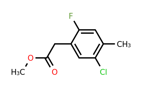 1805954-38-4 | Methyl 5-chloro-2-fluoro-4-methylphenylacetate