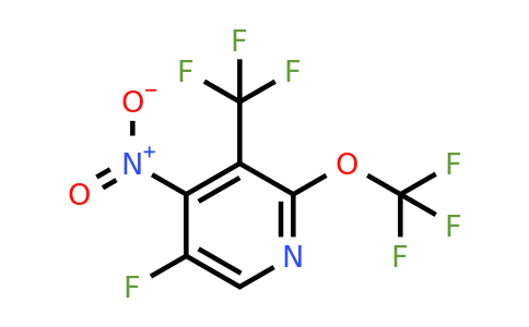 5-Fluoro-4-nitro-2-(trifluoromethoxy)-3-(trifluoromethyl)pyridine