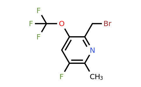 2-(Bromomethyl)-5-fluoro-6-methyl-3-(trifluoromethoxy)pyridine