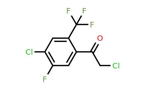 1805956-25-5 | 4'-Chloro-5'-fluoro-2'-(trifluoromethyl)phenacyl chloride